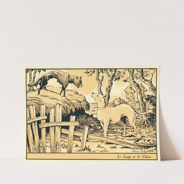 Le loup et le chien (1934) by Laboratoires Jacques Lorthioir