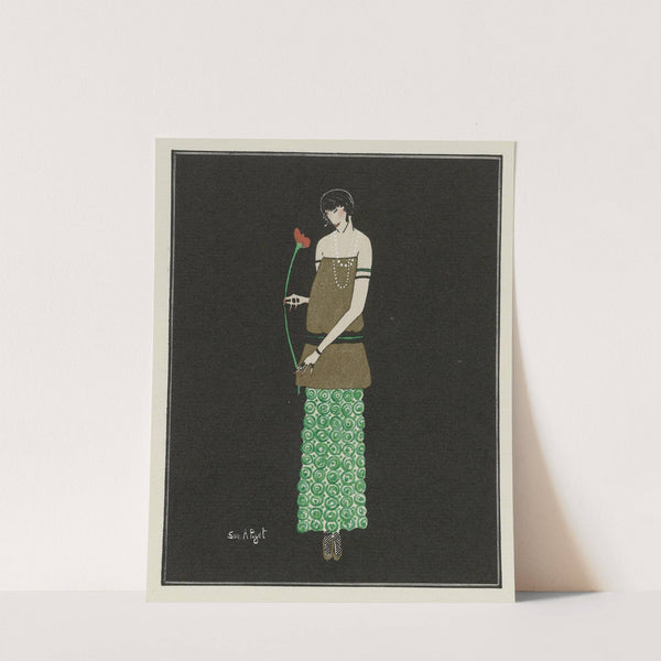 Le lys rouge ; Robe du soir de Paul Poiret (1914) by Simone A. Puget