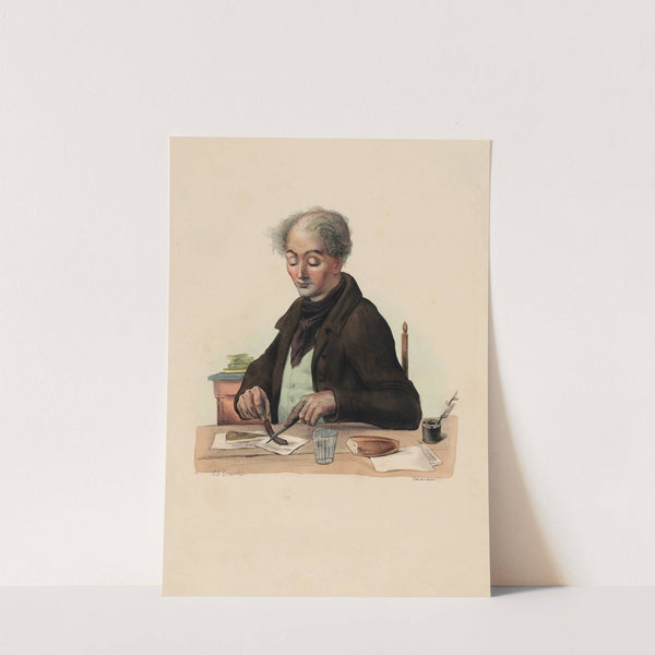 Le maigre dîner by Charles-Joseph Traviès de Villers