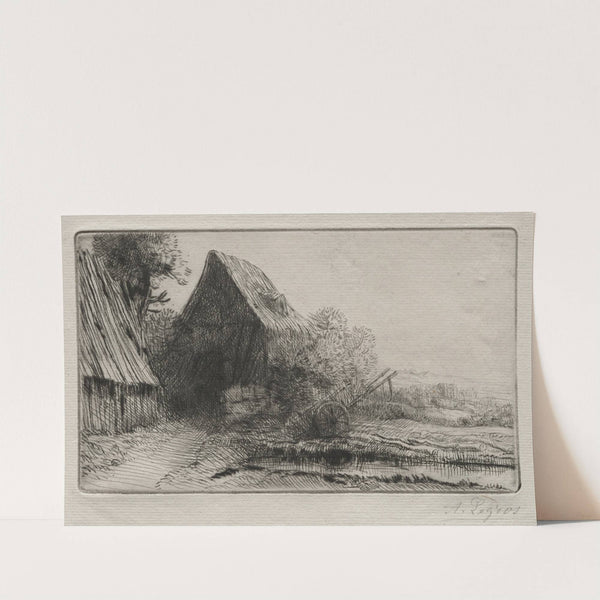 Le Maison du charron (c. 1857–1911) by Alphonse Legros