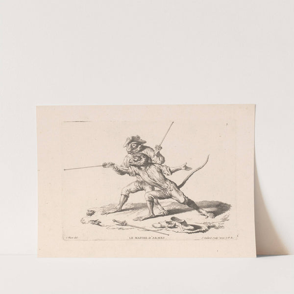 Le Maître d’Armes (1733-1792) by Jean Baptiste Guélard