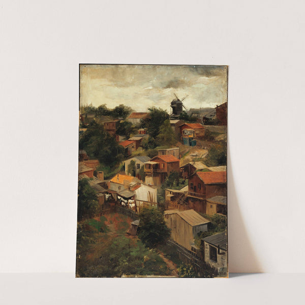 Le Maquis de Montmartre vu de la rue Caulaincourt by Lazar Meyer