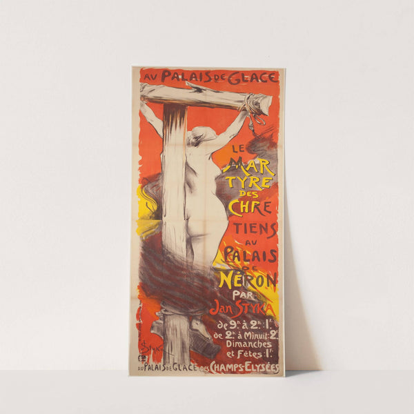 Le Mar Tyre Des Chre Tiens Au Palais De Neron Par Jan Styka by Jan Styka