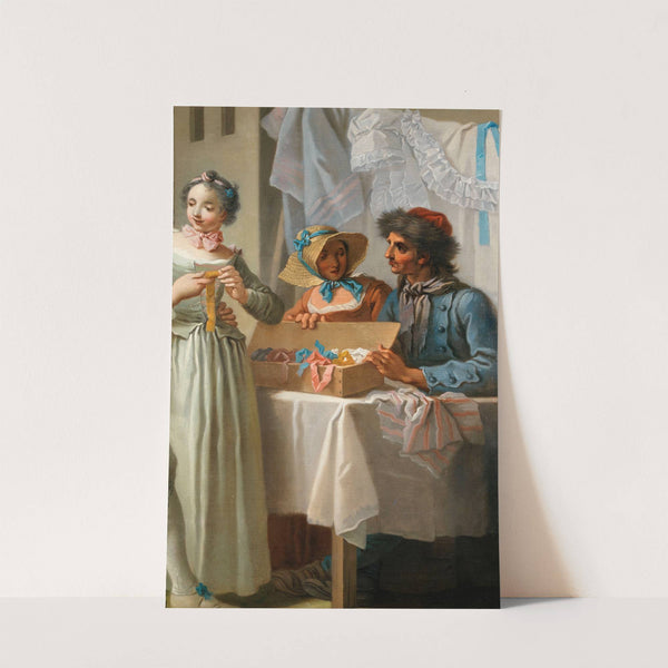 Le marchand de rubans (fragment) (1753) by Etienne Jeaurat