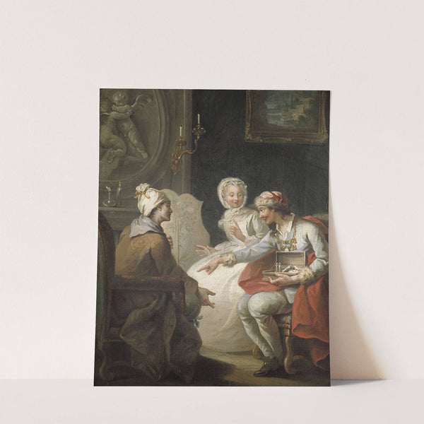 Le Marchand d’orviétan ou l’opérateur Barri (1743) by Etienne Jeaurat