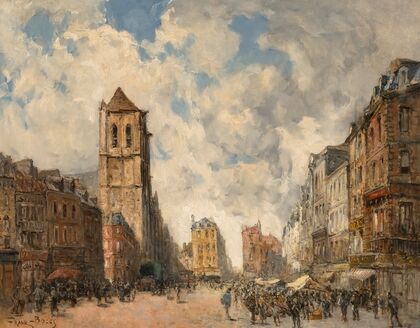 Le marché à Pont-Audemer