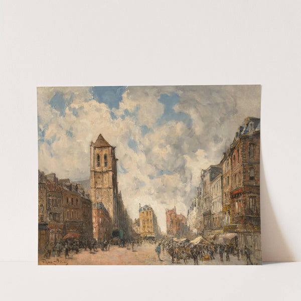 Le marché à Pont-Audemer by Frank Myers Boggs