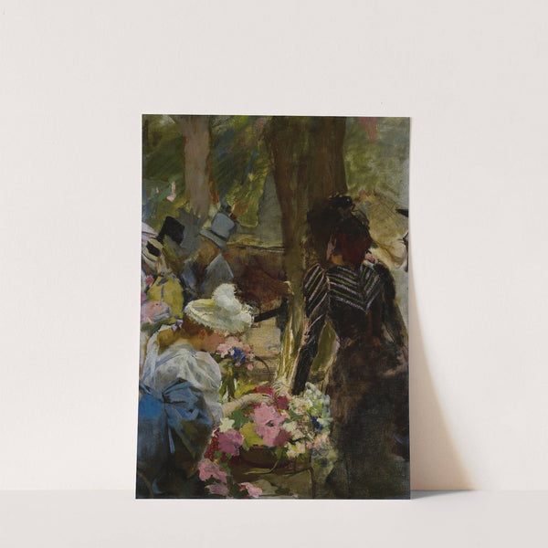 Le Marché aux fleurs by Henri Gervex