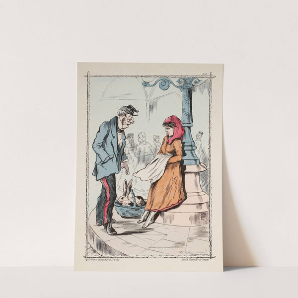 Le marché aux lapins by Faustin Betbeder