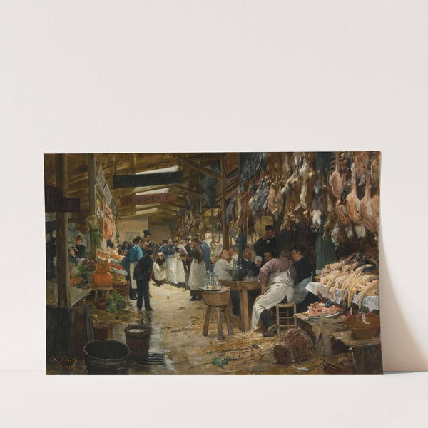 Le marché parisien by Victor Gabriel Gilbert