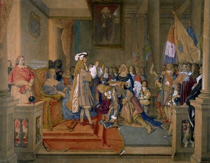 Le maréchal de Berwick recevant la Toison d’or (1864)