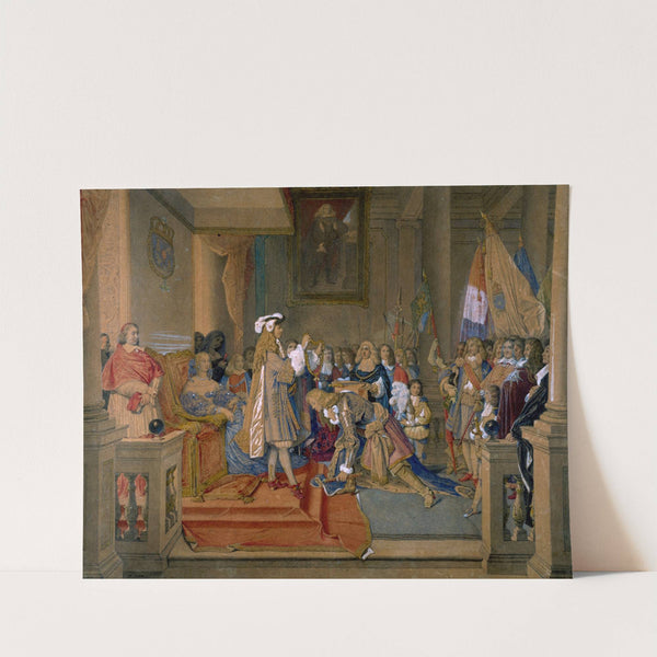 Le maréchal de Berwick recevant la Toison d’or (1864) by Jean Auguste Dominique Ingres