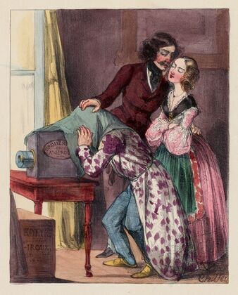 (Le mari). J’ai beau regarder, je ne vois rien (1840)