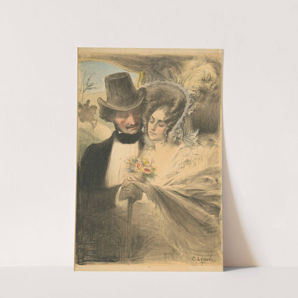 Le Mariage (1900) by Charles-Lucien Léandre