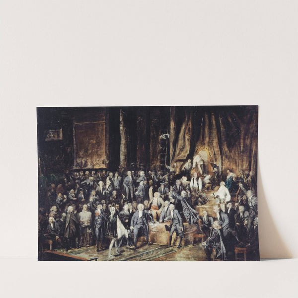 Le marquis de Deux-Brézé et Mirabeau, le 23 juin 1789 (1831) by Paul Marc Joseph Chenavard