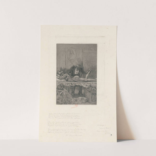 Le massage (IV) (1880) by Félicien Rops