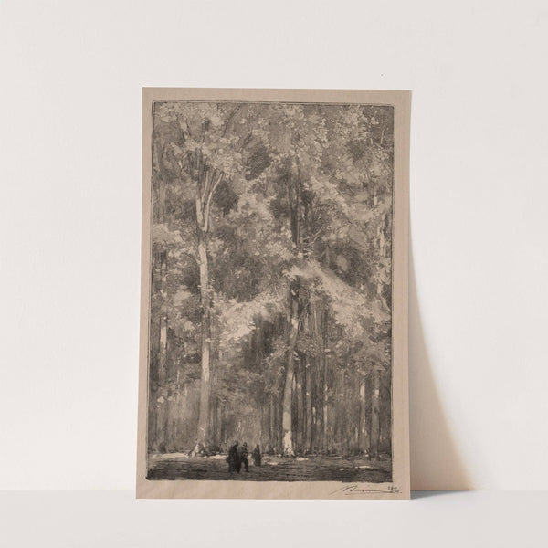 Le Matin, carrefour des Forts Marlotte (1889) by Auguste Louis Lepère