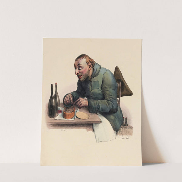 Le Mendiantchez lui by Charles-Joseph Traviès de Villers