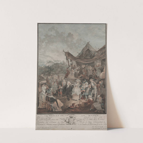 Le Menuet de la Mariée (1786) by Philibert-Louis Debucourt