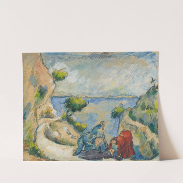 Le Meurtre Dans La Ravine (circa 1874-75) by Paul Cézanne