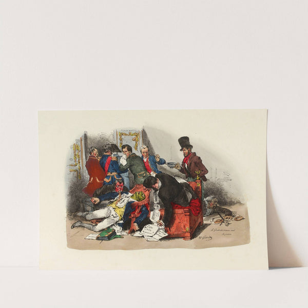 Le ministère attaqué du Choléra morbus (1831) by J. J. Grandville