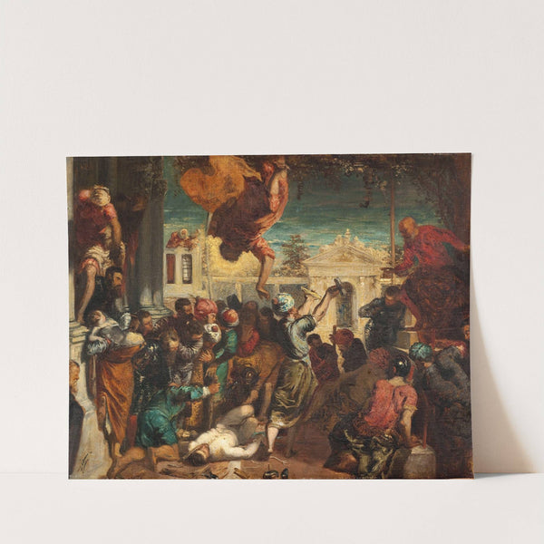 Le miracle de l’esclave, copie d’après Tintoret ou Le martyre de Saint-Marc (1850-1855) by Félix Ziem