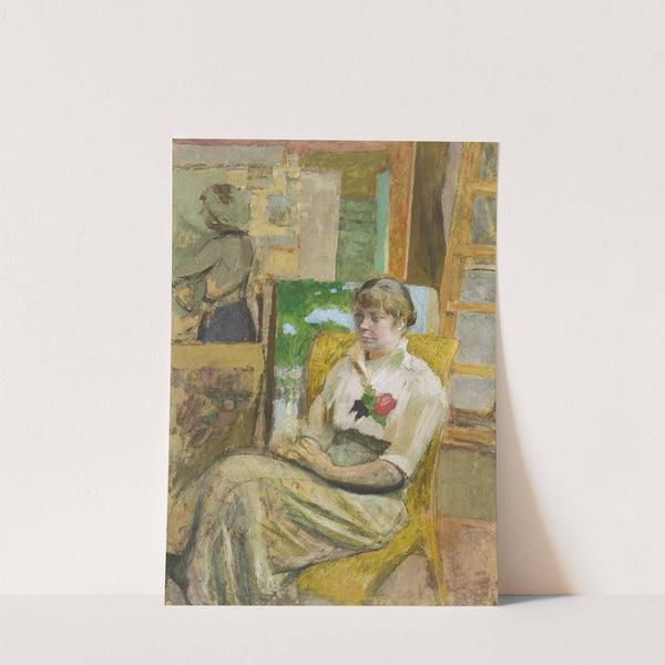 Le modèle à la rose by Édouard Vuillard