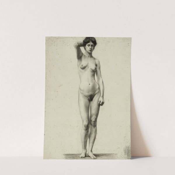 Le modèle Renée Danjou (Nu en pied) (1896) by Arthur-Joseph Gueniot