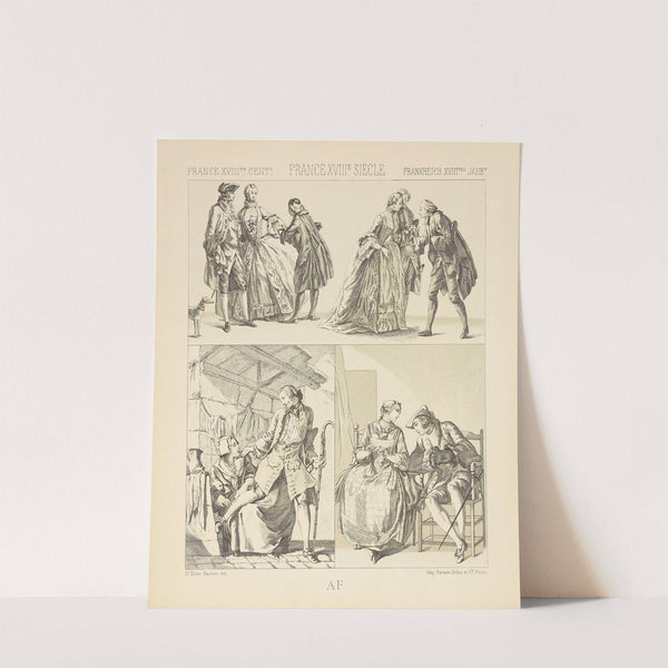 Le monde elegant , les filles du peuple (1876-1888) by Auguste Racinet