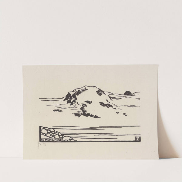 Le Mont-Rose (1892) by Félix Vallotton