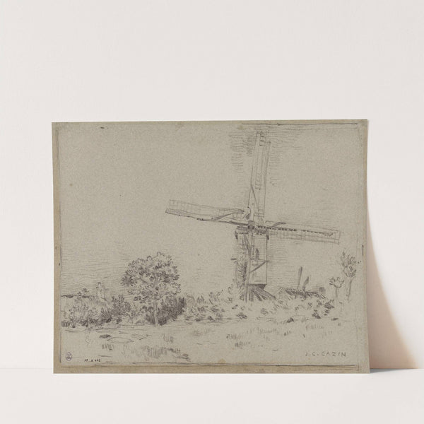 Le moulin à vent by Jean Charles Cazin