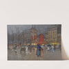 Le Moulin Rouge, Paris by Eugène Galien-Laloue