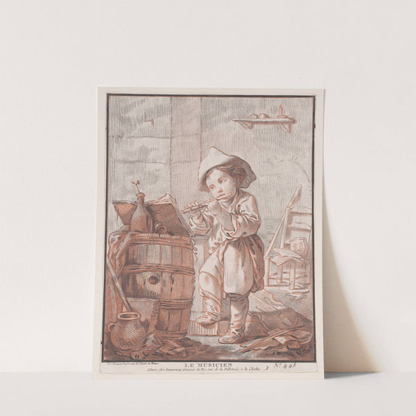 Le Musicien by Gilles Demarteau the Elder