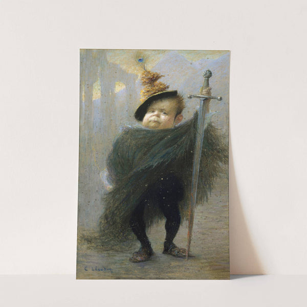 Le Nain Auguste de Montmartre by Charles-Lucien Léandre