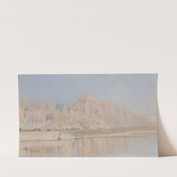 Le Nil – Louxor (Les montagnes de Thèbes) (1891) by Henry Brokman