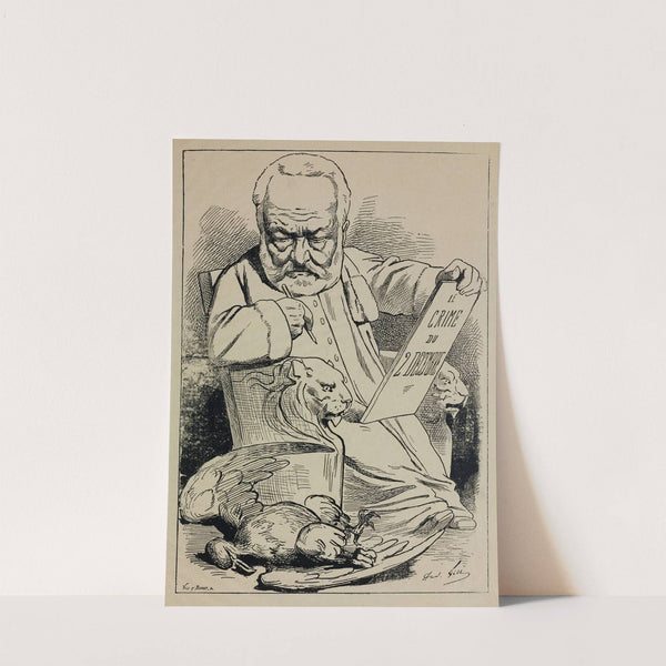 Le nouveau livre de Victor Hugo (1877) by André Gill