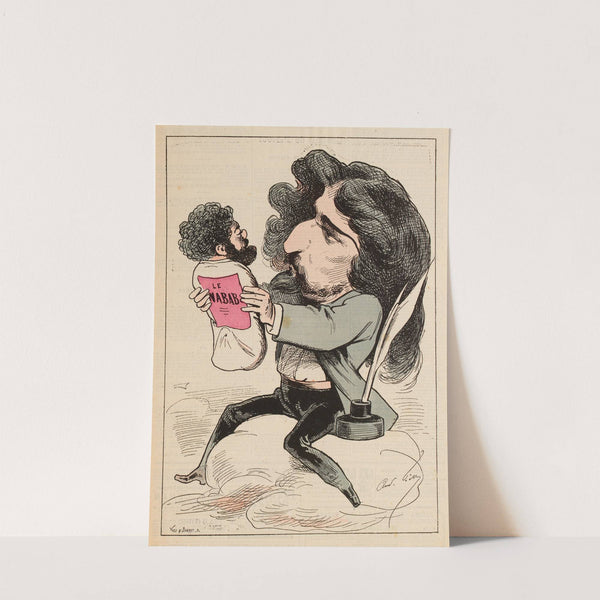 Le nouveau né d’Alphonse Daudet by André Gill