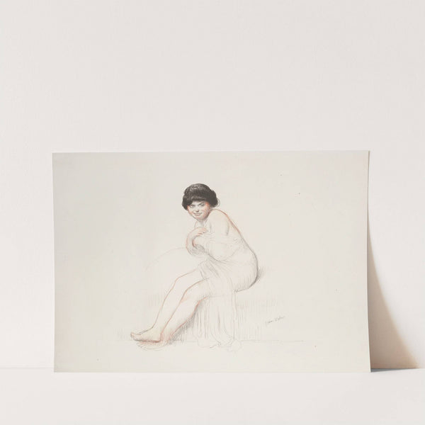 Le Nu frileux (1912) by Jean Veber