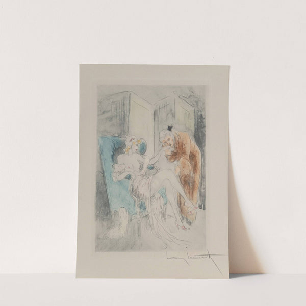 Le Nuit et le Moment Pl.1 (1946) by Louis Icart