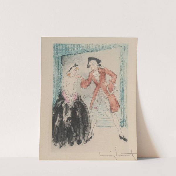 Le Nuit et le Moment Pl.6 (1946) by Louis Icart