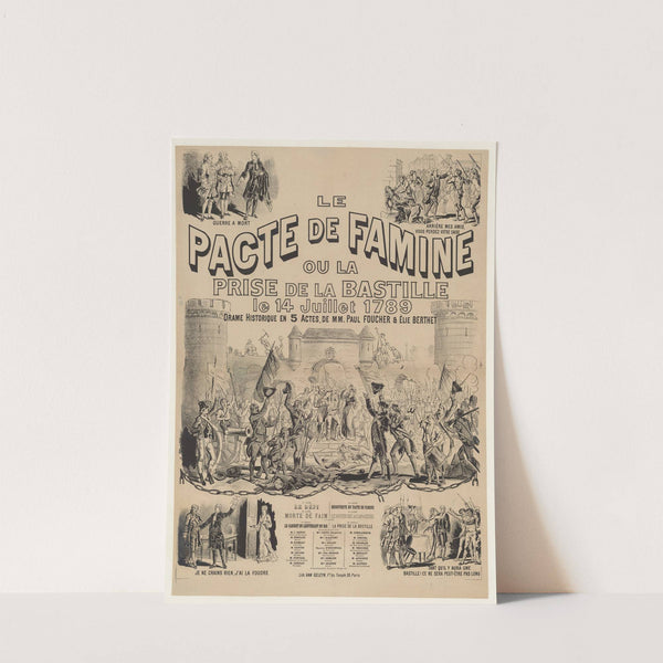Le pacte de famine ou la prise de la Bastille, le 14 juillet 1789 (1880) by Gustave Donjean