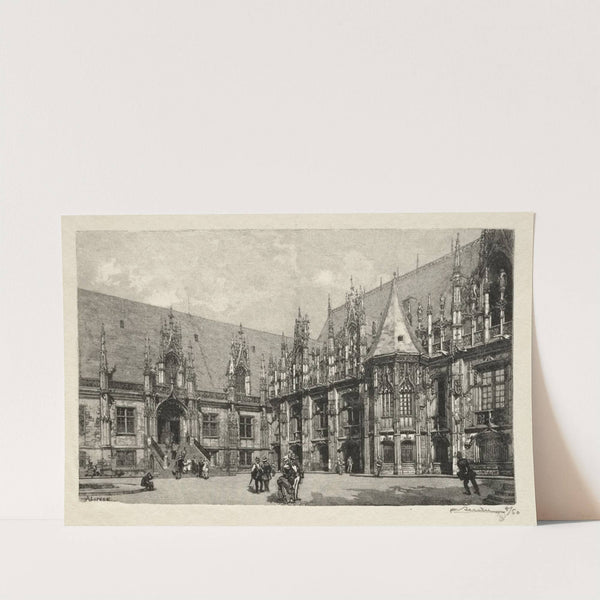 Le Palais du Justice (1896) by Auguste Louis Lepère