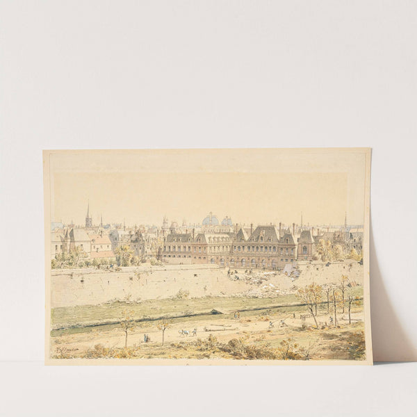 Le Palais Royal en 1634 (1915-1945) by Fédor Hoffbauer