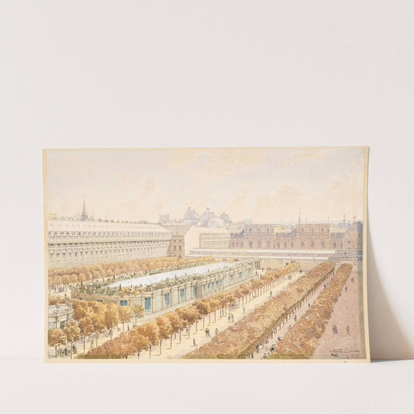 Le Palais Royal en 1794 (1915-1945) by Fédor Hoffbauer