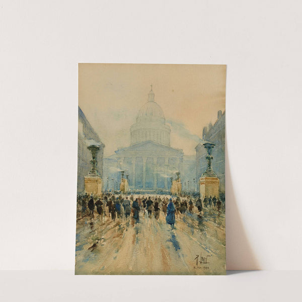 Le Panthéon, le 11 novembre 1920 (1920) by Réné Leverd