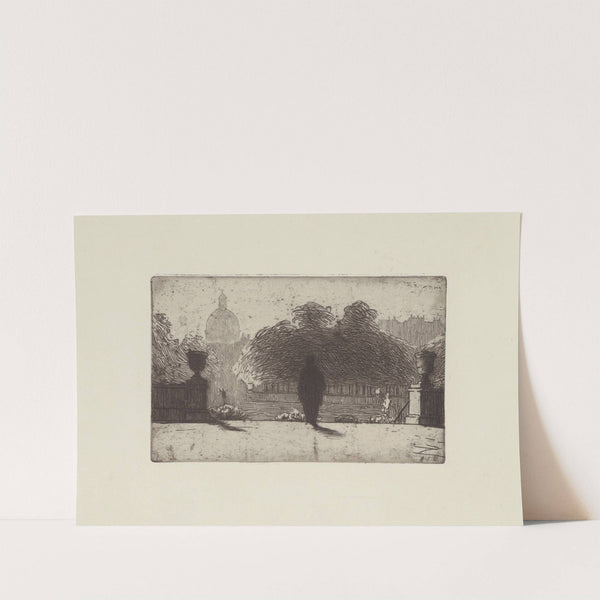 Le Panthéon vu du Luxembourg (1893) by Félix Vallotton