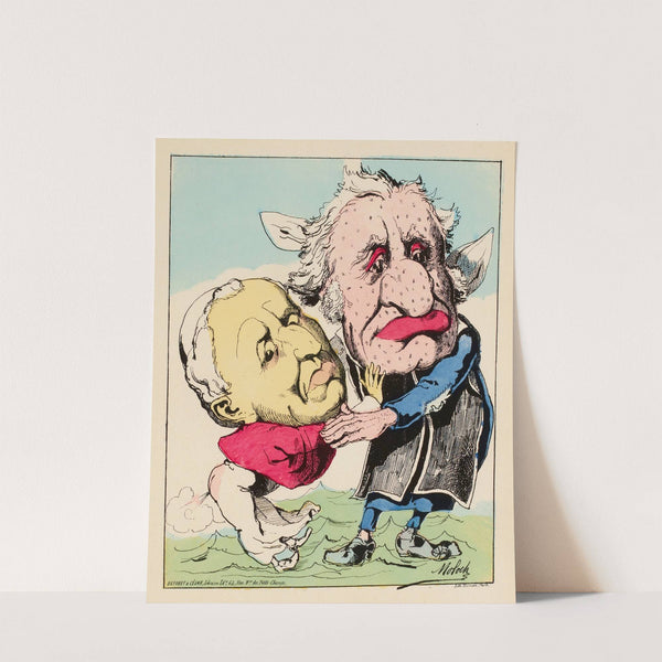 Le pape – Mon cher Louis, à l’aide Je m’enfonce by Moloch (Alphonse Hector Colomb)