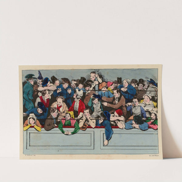 Le Paradis. (1830) by Félix Fortuné Delarue