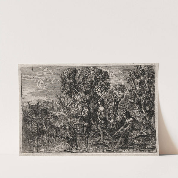 Le Passage du gué (1634) by Claude Lorrain