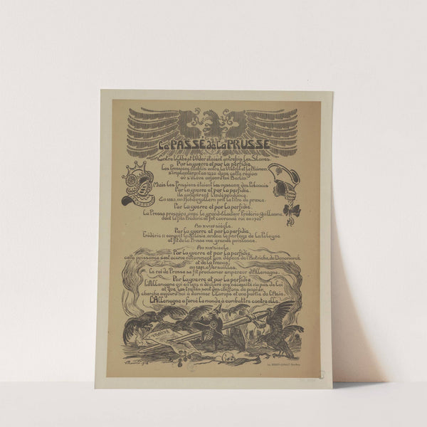 Le passé de la Prusse (1918) by Victor Prouvé